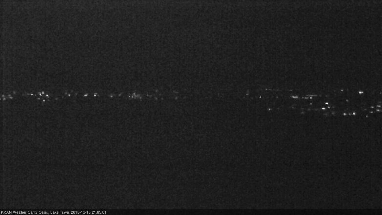 Lake Travis webcam, December 15, 2016 8:35 PM CT