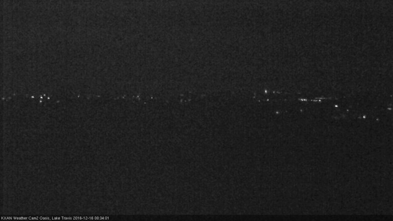 Lake Travis webcam, December 15, 2016 12:00 AM CT
