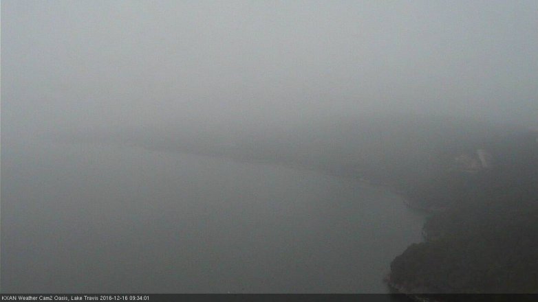 Lake Travis webcam, December 16, 2016 9:05 AM CT