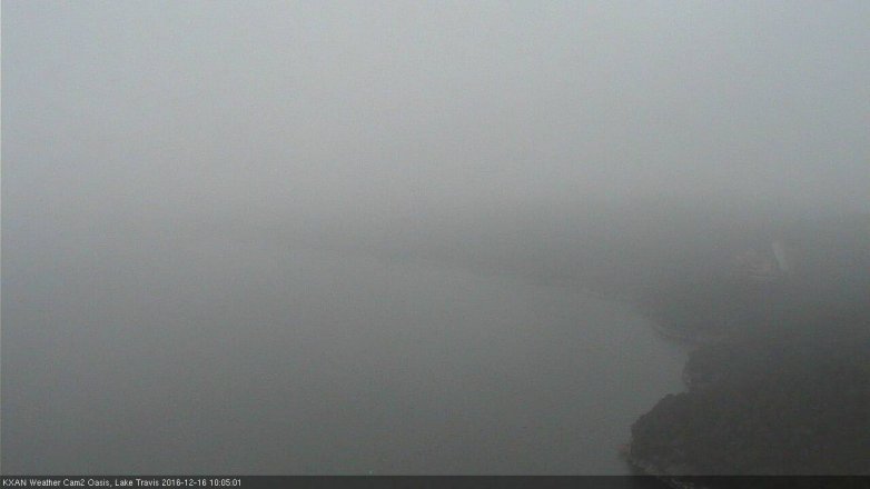 Lake Travis webcam, December 16, 2016 9:15 AM CT