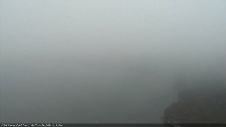 Lake Travis webcam, December 16, 2016 10:00 AM CT
