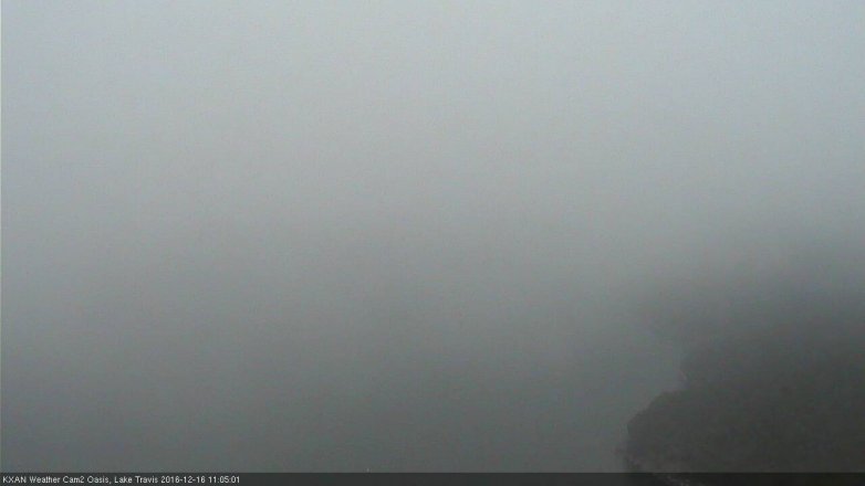 Lake Travis webcam, December 16, 2016 10:35 AM CT