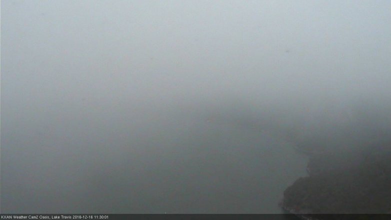 Lake Travis webcam, December 16, 2016 10:45 AM CT