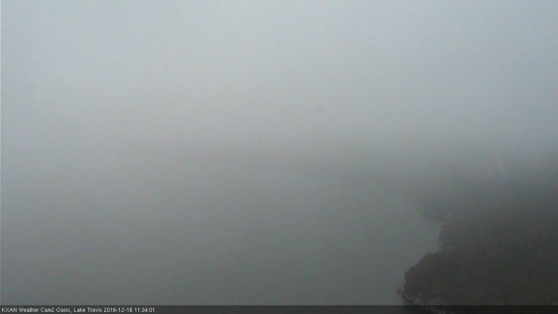 Lake Travis webcam, December 16, 2016 10:55 AM CT
