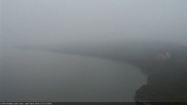 Lake Travis webcam, December 16, 2016 11:25 AM CT