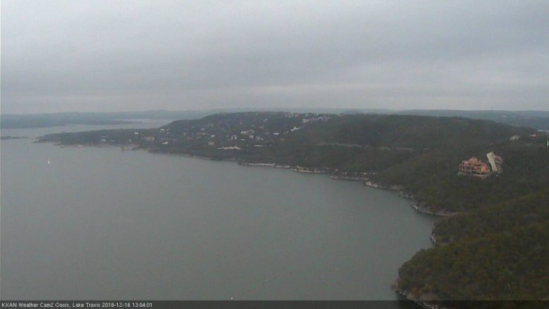 Lake Travis webcam, December 16, 2016 12:10 PM CT