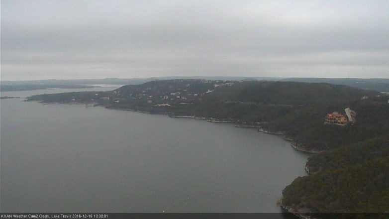 Lake Travis webcam, December 16, 2016 12:55 PM CT