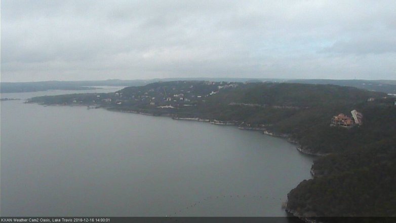 Lake Travis webcam, December 16, 2016 1:20 PM CT