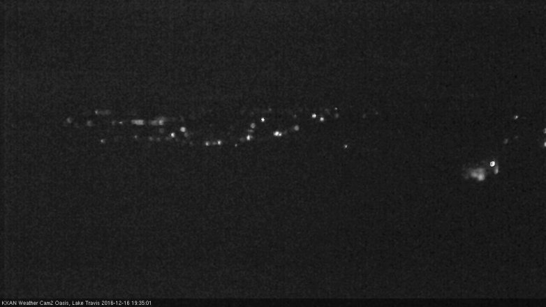 Lake Travis webcam, December 16, 2016 6:55 PM CT