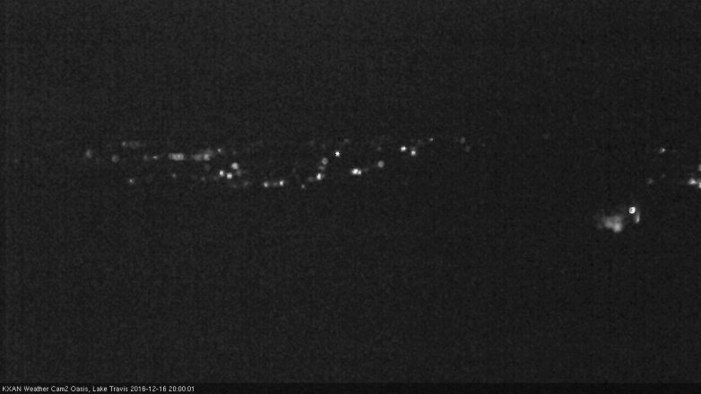 Lake Travis webcam, December 16, 2016 7:15 PM CT