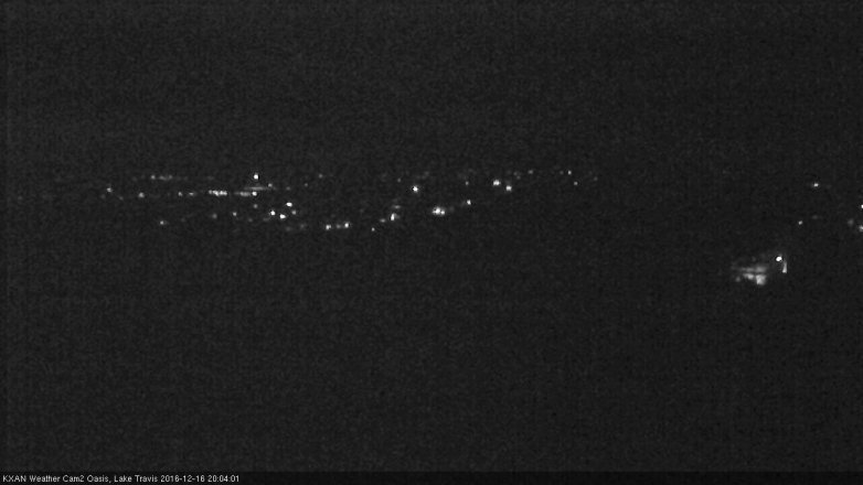 Lake Travis webcam, December 16, 2016 7:25 PM CT
