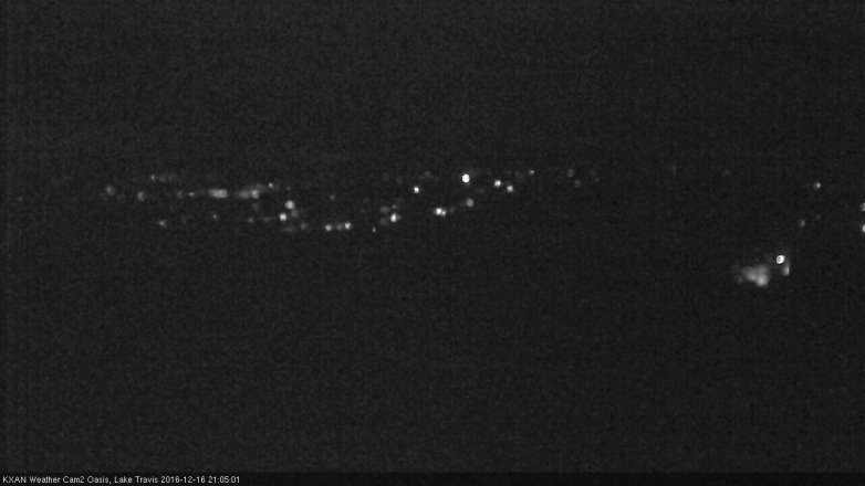 Lake Travis webcam, December 16, 2016 8:35 PM CT