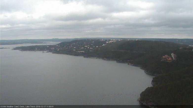 Lake Travis webcam, December 17, 2016 10:20 AM CT