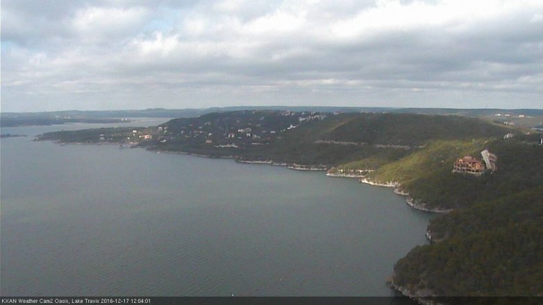Lake Travis webcam, December 17, 2016 11:15 AM CT