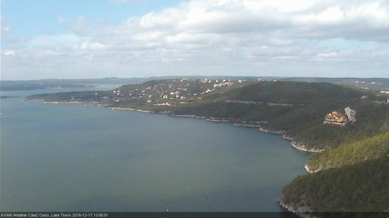 Lake Travis webcam, December 17, 2016 12:05 PM CT