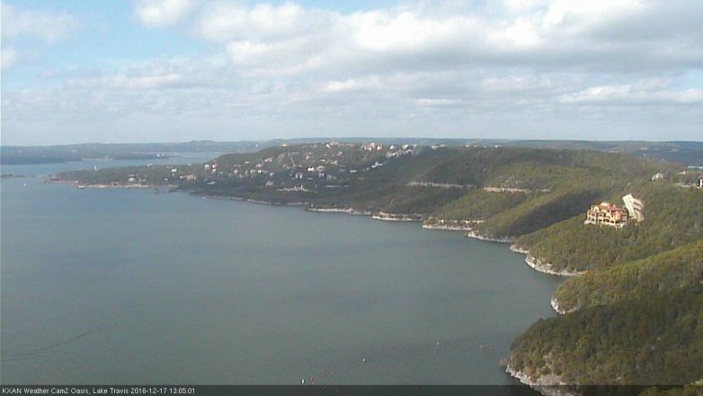 Lake Travis webcam, December 17, 2016 12:20 PM CT