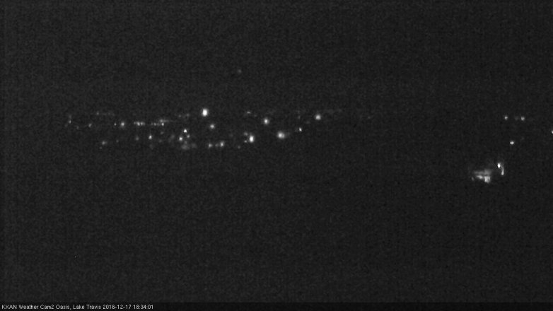 Lake Travis webcam, December 17, 2016 5:40 PM CT
