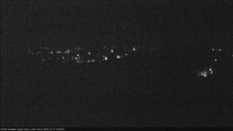 Lake Travis webcam, December 17, 2016 5:55 PM CT