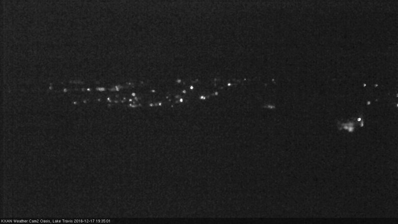Lake Travis webcam, December 17, 2016 6:50 PM CT