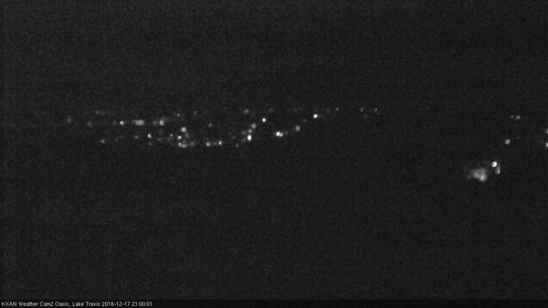 Lake Travis webcam, December 17, 2016 8:10 PM CT