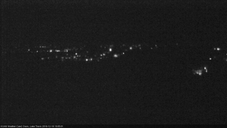 Lake Travis webcam, December 18, 2016 6:25 PM CT