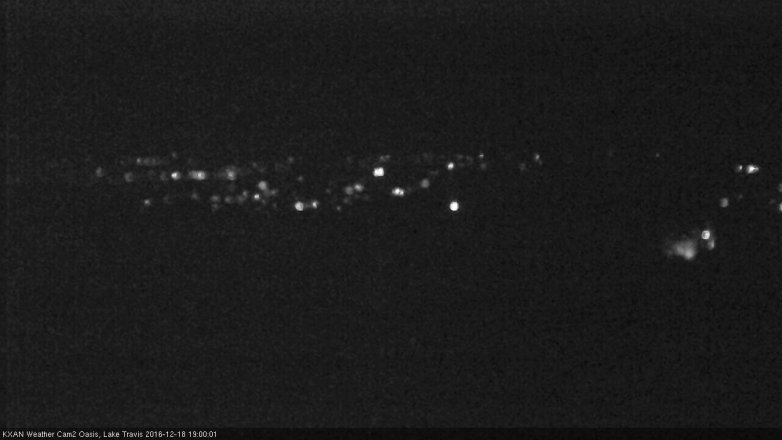 Lake Travis webcam, December 18, 2016 6:30 PM CT