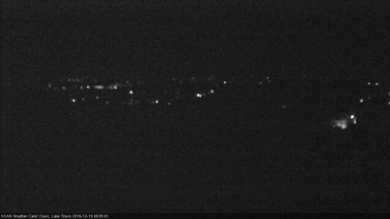 Lake Travis webcam, December 18, 2016 11:10 PM CT