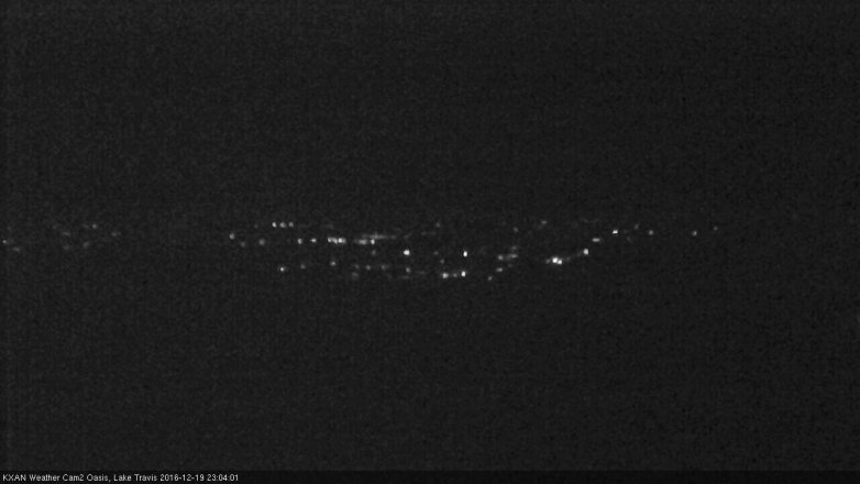 Lake Travis webcam, December 19, 2016 10:35 PM CT