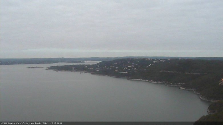 Lake Travis webcam, December 20, 2016 11:20 AM CT