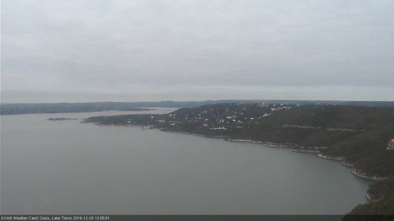 Lake Travis webcam, December 20, 2016 12:30 PM CT