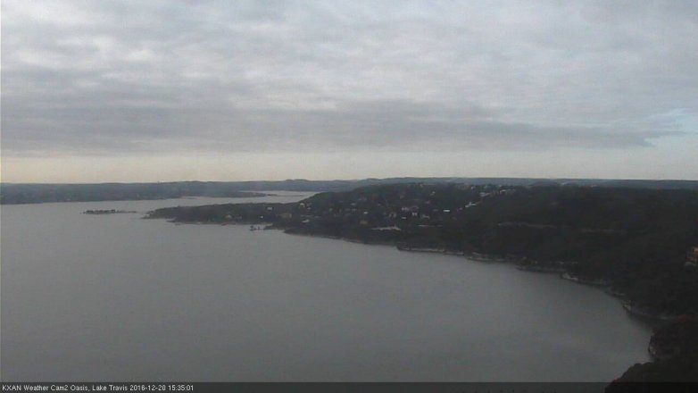 Lake Travis webcam, December 20, 2016 2:50 PM CT