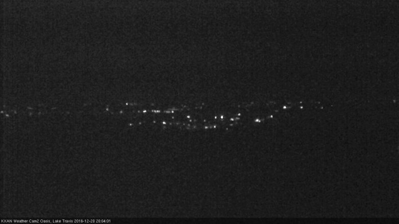 Lake Travis webcam, December 20, 2016 7:25 PM CT