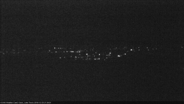 Lake Travis webcam, December 20, 2016 8:50 PM CT