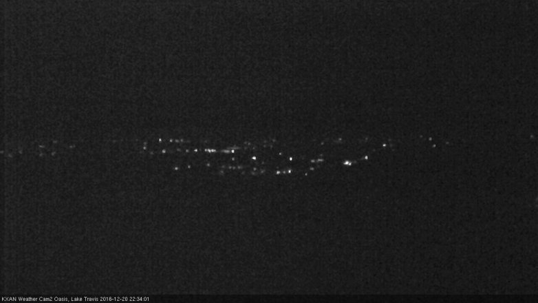 Lake Travis webcam, December 20, 2016 9:55 PM CT