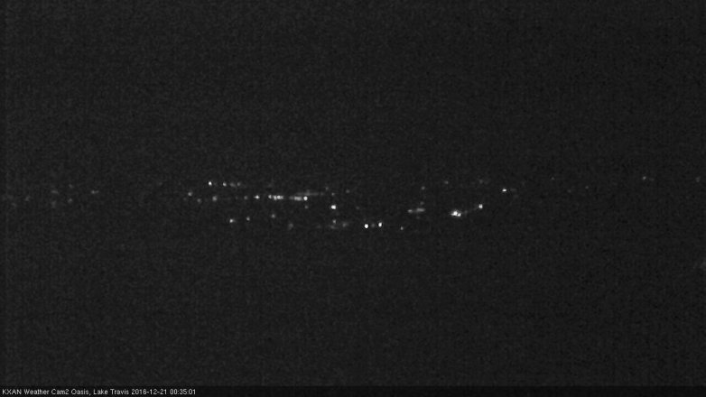 Lake Travis webcam, December 20, 2016 11:55 PM CT
