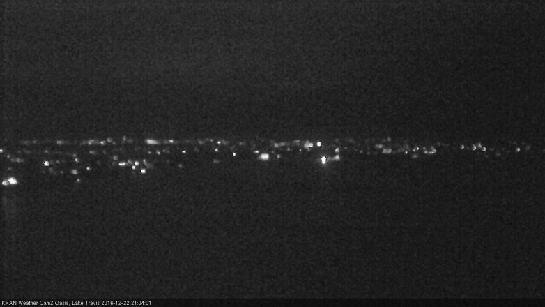 Lake Travis webcam, December 22, 2016 8:35 PM CT