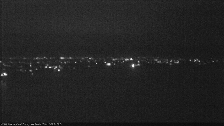 Lake Travis webcam, December 22, 2016 8:55 PM CT