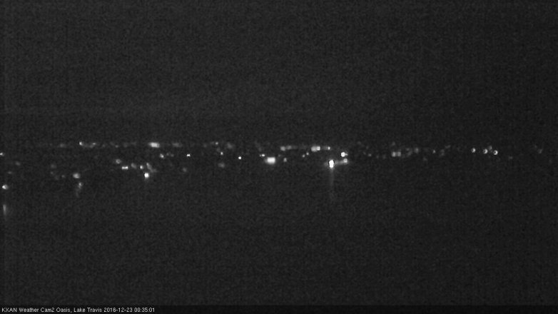 Lake Travis webcam, December 22, 2016 12:00 AM CT