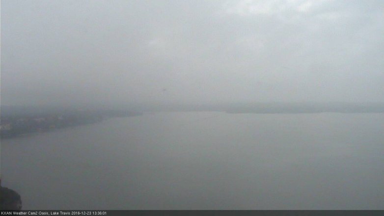 Lake Travis webcam, December 23, 2016 12:50 PM CT