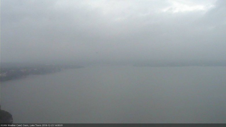Lake Travis webcam, December 23, 2016 1:10 PM CT