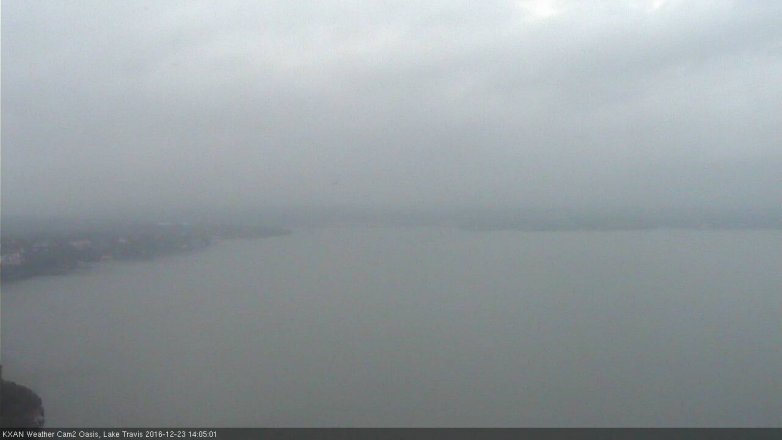 Lake Travis webcam, December 23, 2016 1:15 PM CT