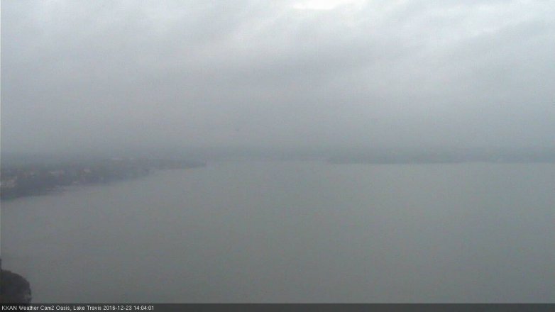 Lake Travis webcam, December 23, 2016 1:30 PM CT