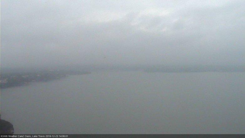 Lake Travis webcam, December 23, 2016 1:35 PM CT