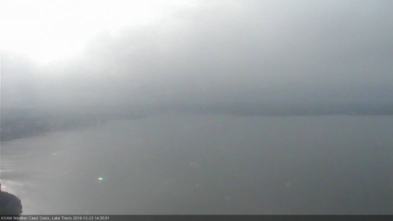 Lake Travis webcam, December 23, 2016 2:05 PM CT