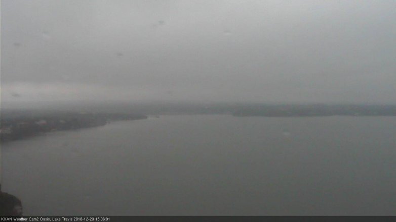 Lake Travis webcam, December 23, 2016 2:15 PM CT