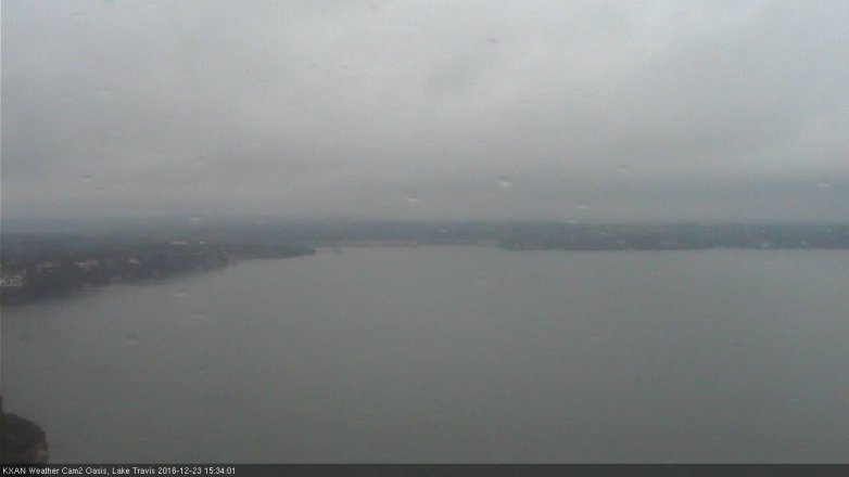 Lake Travis webcam, December 23, 2016 3:00 PM CT