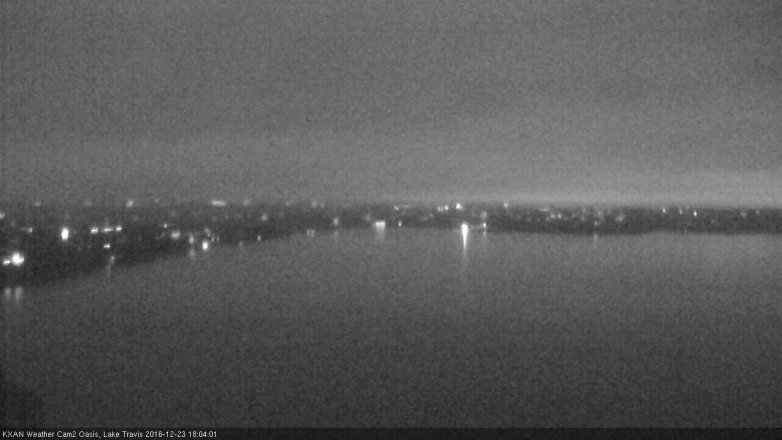 Lake Travis webcam, December 23, 2016 5:10 PM CT