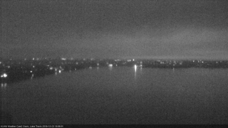 Lake Travis webcam, December 23, 2016 5:20 PM CT