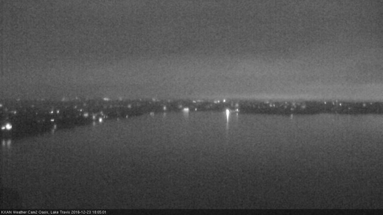 Lake Travis webcam, December 23, 2016 5:35 PM CT