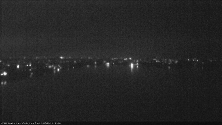 Lake Travis webcam, December 23, 2016 5:50 PM CT